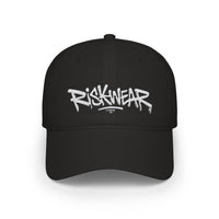 Graffiti 'Riskwear' Low Profile Baseball Cap — Streetwear Black Hat