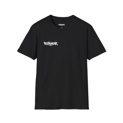 Black Minimalist No Risk No Story T‑Shirt — Classic Plain Crewneck Tee